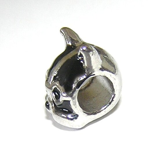 French Bulldog Charm Bead 3D, Fits European Bracelets & Necklaces - Picture 4 of 6
